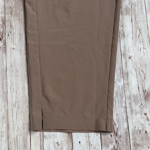 Athleta Brooklyn Mid Rise Ankle Utility Pant sz 6 Pyrite Brown Pockets Light - Picture 4 of 15